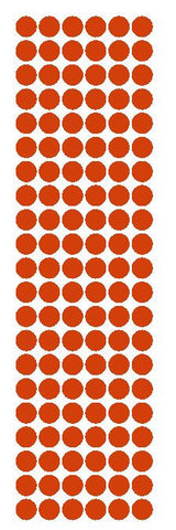 3/8" Red Round Vinyl Color Code Inventory Label Dot Stickers - Winter Park Products