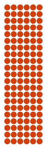 3/8" Red Round Vinyl Color Code Inventory Label Dot Stickers - Winter Park Products