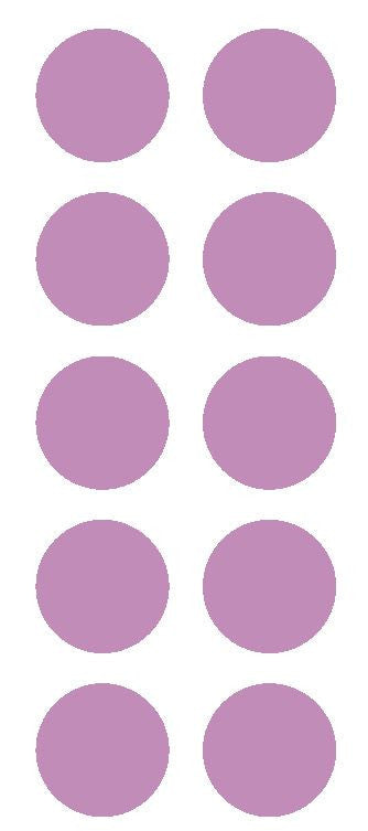2" Lilac Round Color Coded Inventory Label Dots Stickers - Winter Park Products