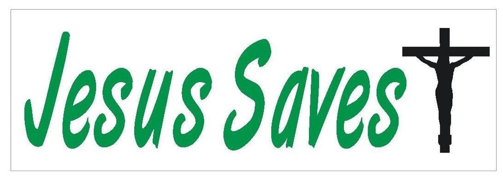 Jesus Saves Sticker