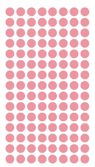 1/4" PINK Round Color Coding Inventory Label Dots Stickers - Winter Park Products