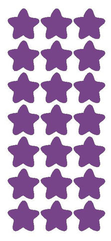1-1/4" Lavender Star Stickers Wedding Envelope Seals School Arts & Crafts - Winter Park Products