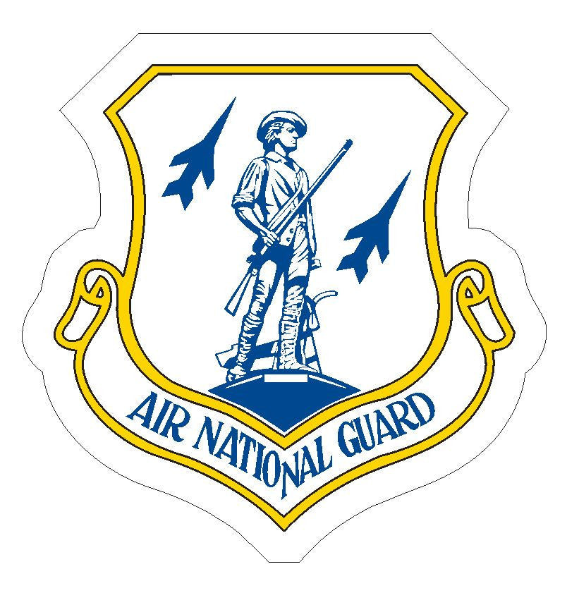 Air National Guard Sticker R385 - Winter Park Products