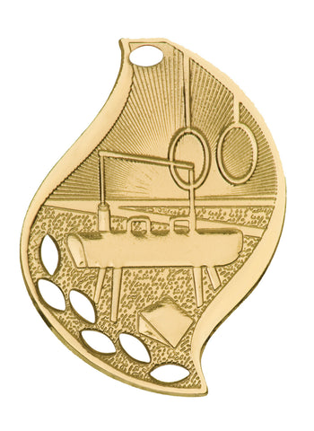 Gymnastics Medal Award Trophy With Free Lanyard FM108 - Winter Park Products
