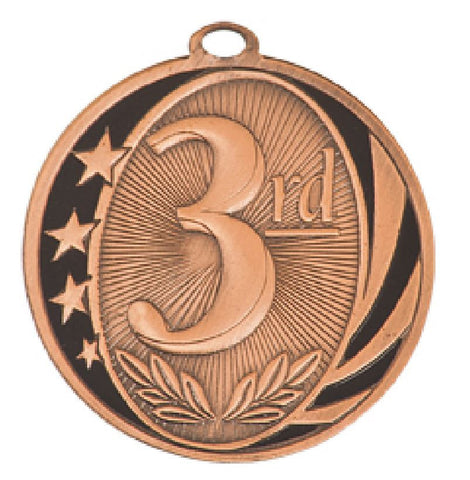 3rd Place Third Place Medal Award Trophy With Free Lanyard MS715 - Winter Park Products