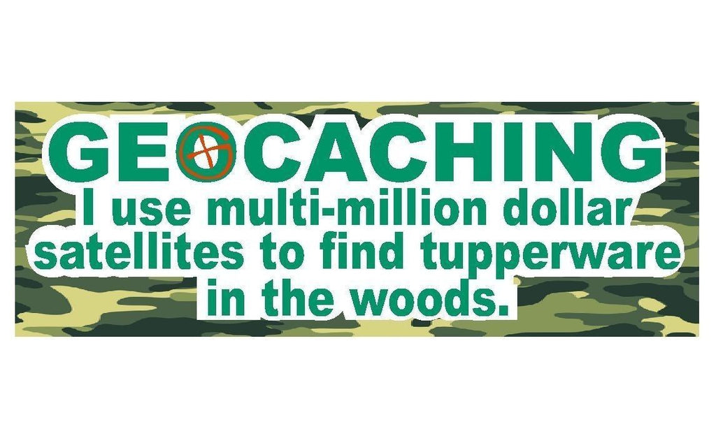 Geocaching Logo Swag Bumper Sticker or Helmet Sticker Treasure Hunt #D212 - Winter Park Products