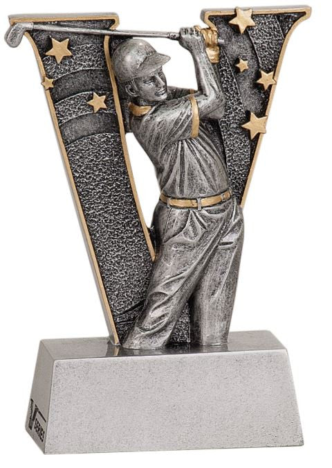 WHOLESALE Lot of 12 Male Golf Trophy Award $5.99 ea. FREE Shipping V706 - Winter Park Products