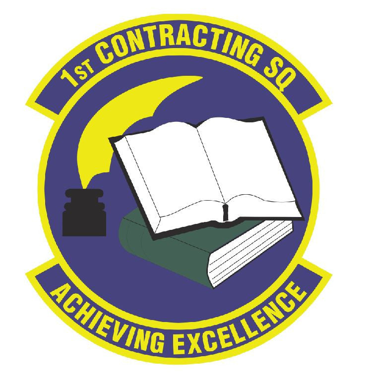 1st Contracting Squadron Sticker R468 - Winter Park Products