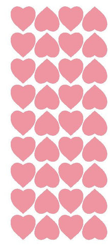 Pink 1" Heart Stickers BRIDAL SHOWER Wedding Envelope Seals School arts & Crafts - Winter Park Products