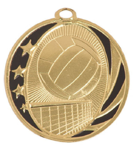 Volleyball Medal Award Trophy With Free Lanyard MS711 - Winter Park Products