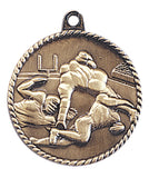 Football Medal Award Trophy With Free Lanyard HR720 - Winter Park Products