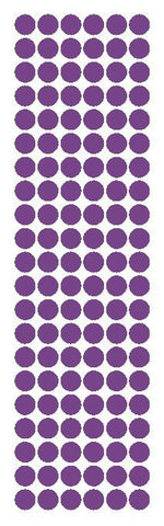 3/8" Lavender Round Vinyl Color Code Inventory Label Dot Stickers - Winter Park Products