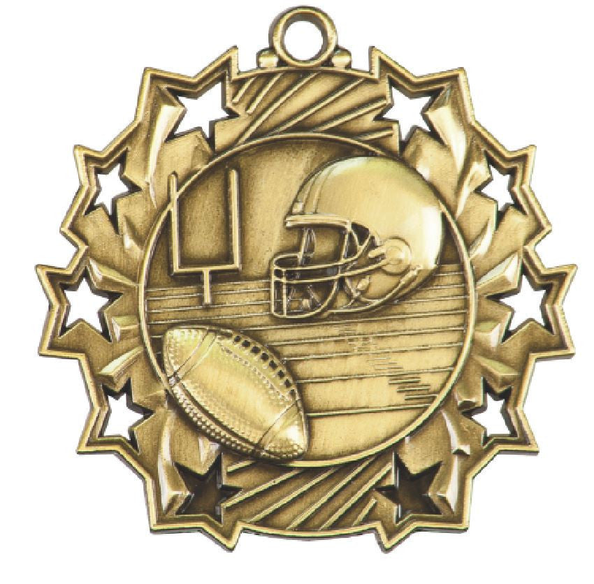 Football Medals Award Trophy Team Sports W/Free Lanyard FREE SHIPPING TS405 - Winter Park Products