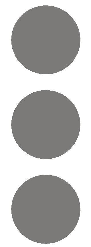 2-1/2" Dk Gray Grey Round Color Code Inventory Label Dots Stickers - Winter Park Products