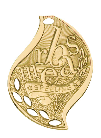 Spelling Bee Award Trophy With Free Lanyard FM217 - Winter Park Products