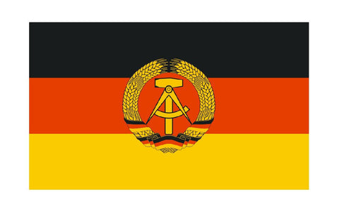 East German Germany Vinyl Flag Sticker MADE IN THE USA F626 - Winter Park Products