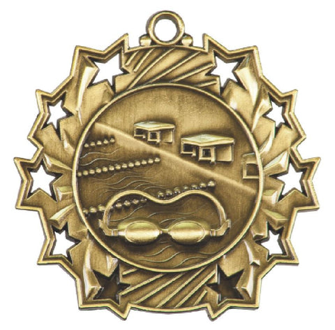 Swimming Medals Award Trophy Team Sports W/Free Lanyard FREE SHIPPING TS412 - Winter Park Products