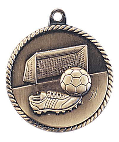 Soccer Medal Award Trophy With Free Lanyard HR745 - Winter Park Products