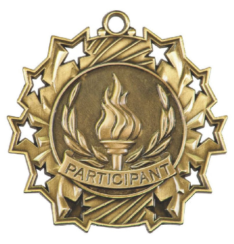 Participant Medals Award Trophy Team Sports W/Free Lanyard FREE SHIPPING TS510 - Winter Park Products