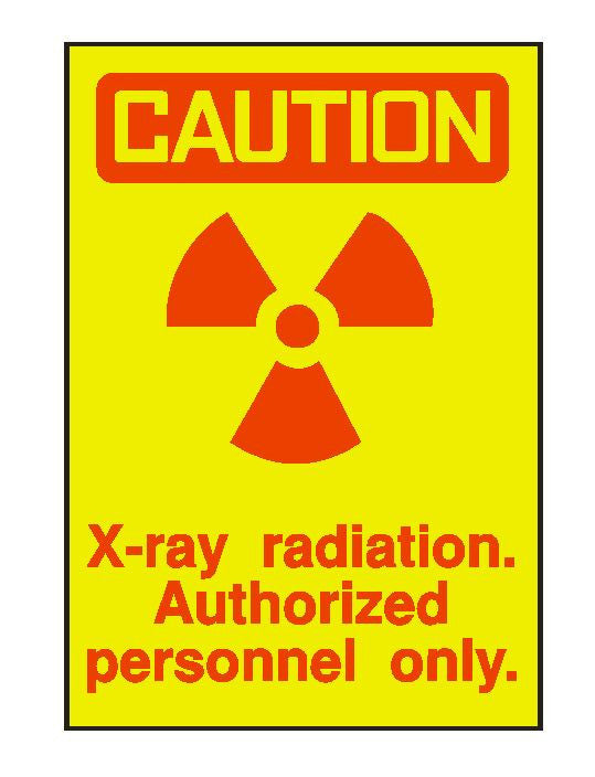 Caution X-ray Radiation Sticker OSHA Work Safety Business Sign Decal Label D250 - Winter Park Products