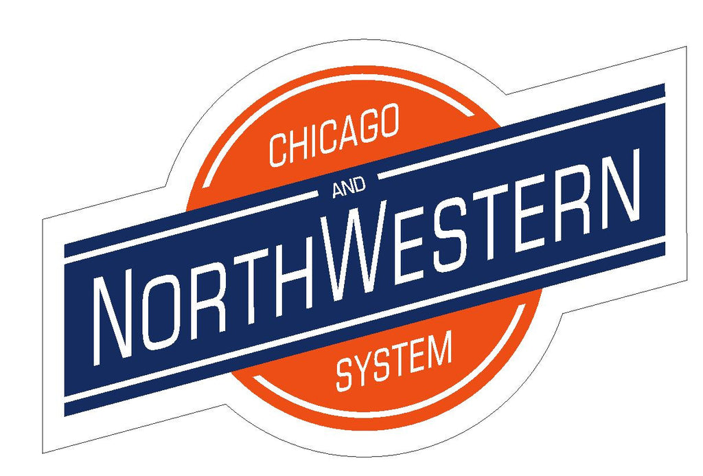 Northwestern Railway Railroad Sticker R171 - Winter Park Products