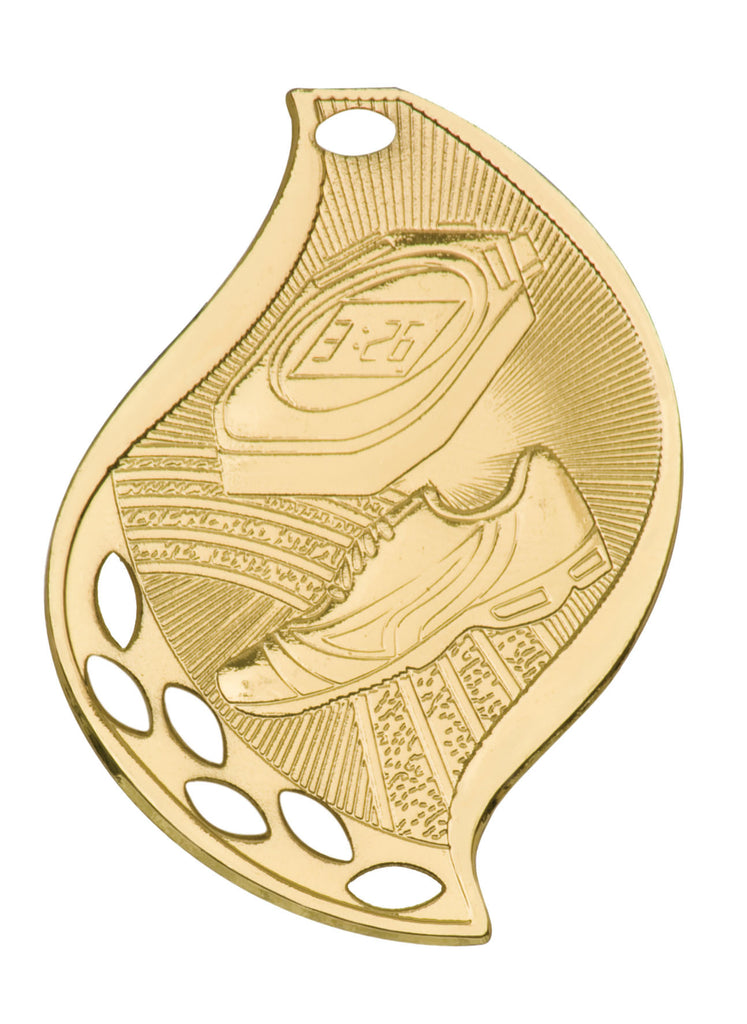 Track Medal Award Trophy With Free Lanyard FM114 - Winter Park Products