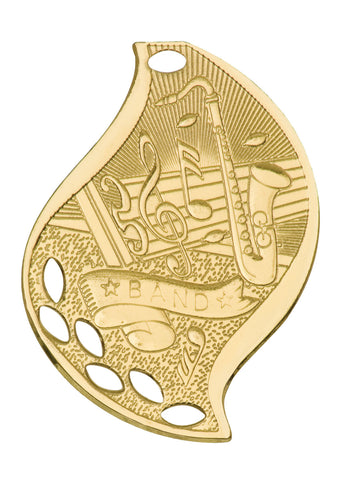 Band Medal Award Trophy With Free Lanyard FM202 - Winter Park Products