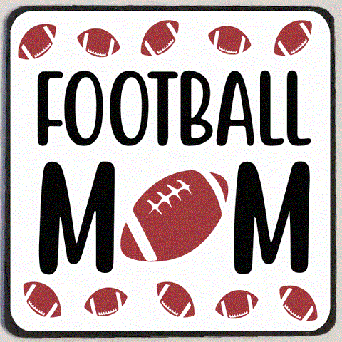 M220 Football Mom Refrigerator Magnet