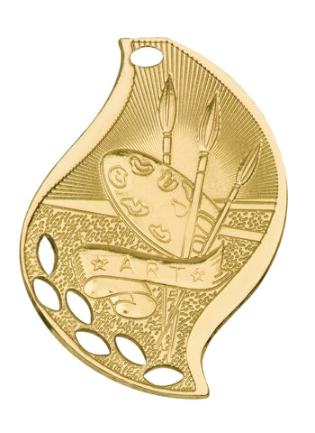 Art Medal Award Trophy With Free Lanyard FM201 - Winter Park Products
