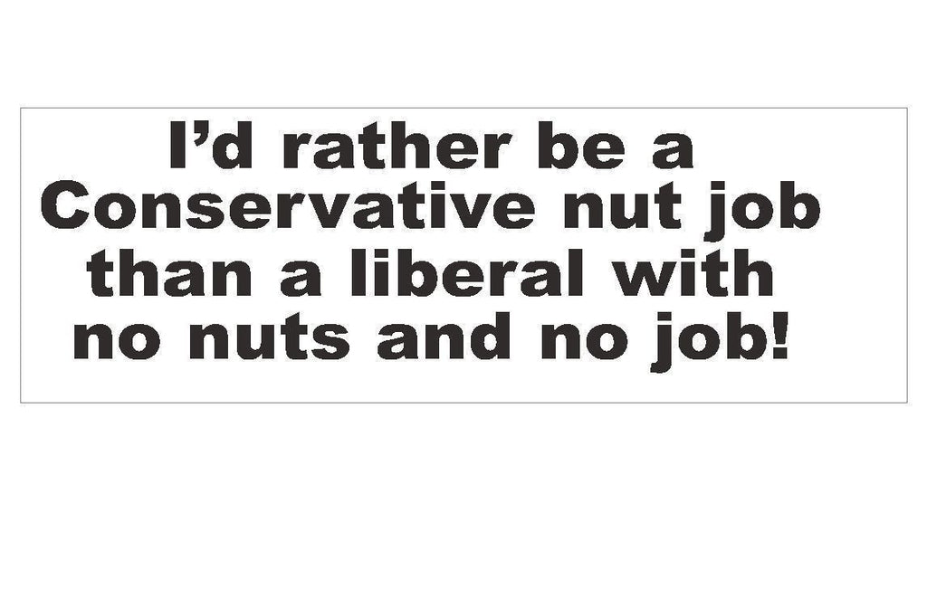 Anti Obama Conservative Liberal Bumper Sticker or Helmet Sticker USA MADE D262 - Winter Park Products