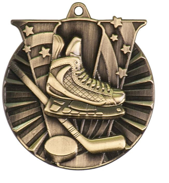 Hockey Medals Team Sport Award Trophy W/FREE Lanyard FREE SHIPPING VM106 - Winter Park Products