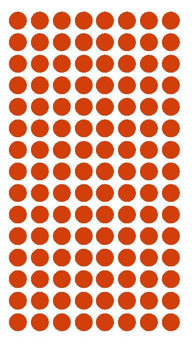 1/4" RED Round Color Coding Inventory Label Dots Stickers - Winter Park Products
