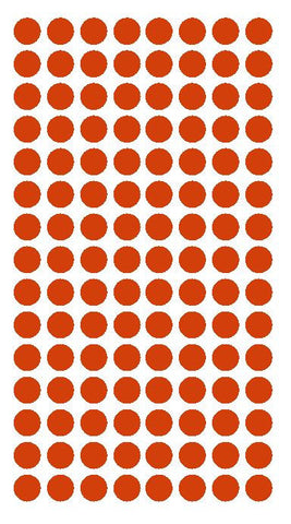 1/4" RED Round Color Coding Inventory Label Dots Stickers - Winter Park Products