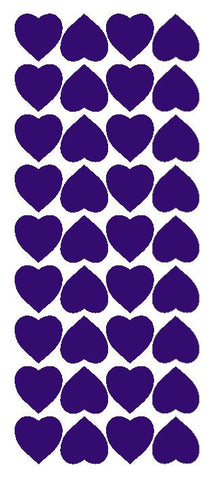 Purple 1" Heart Stickers BRIDAL SHOWER Wedding Envelope Seals School arts & Crafts - Winter Park Products