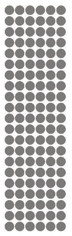 3/8" Dark Grey Gray Round Vinyl Color Code Inventory Label Dot Stickers - Winter Park Products