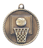 Basketball Medal Award Trophy With Free Lanyard HR710 - Winter Park Products