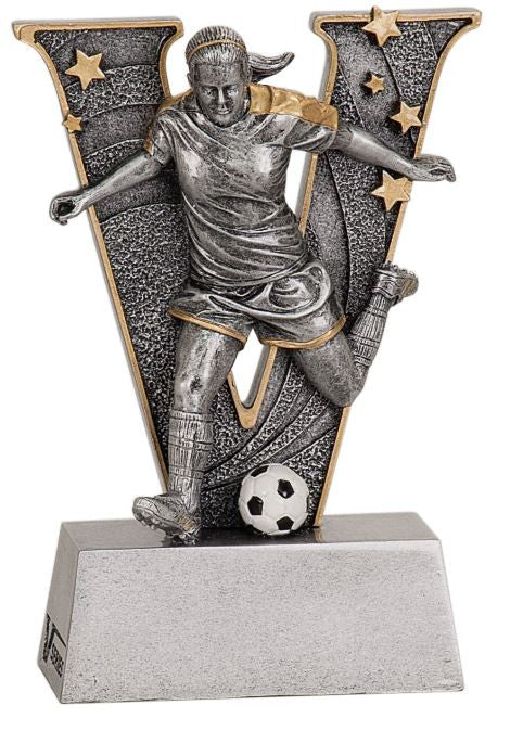 WHOLESALE Lot of 12 Female Soccer Trophy Award $5.99 ea. FREE Shipping V711 - Winter Park Products