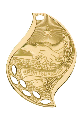 Sportsmanship Award Trophy With Free Lanyard FM218 - Winter Park Products