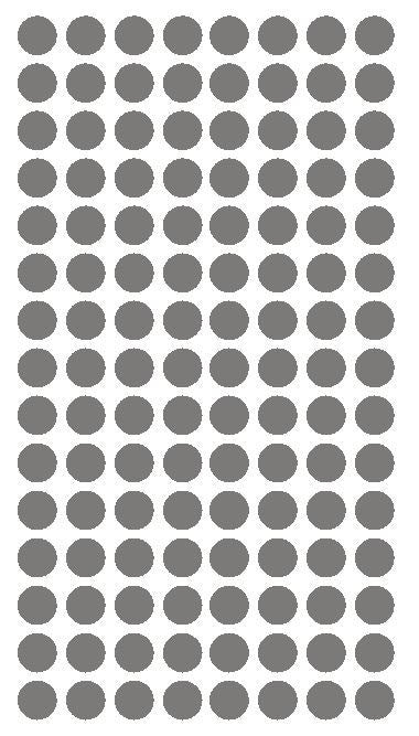 1/4" Dk GREY GRAY Round Color Coding Inventory Label Dots Stickers - Winter Park Products