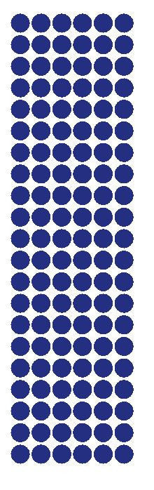3/8" Dark Blue Round Vinyl Color Code Inventory Label Dot Stickers - Winter Park Products