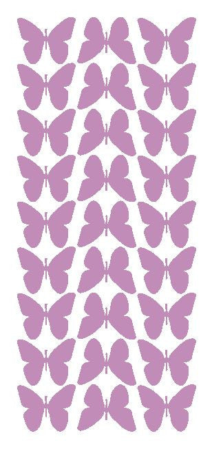 Lilac 1" Butterfly Stickers BRIDAL SHOWER Wedding Envelope Seals School arts & Crafts - Winter Park Products