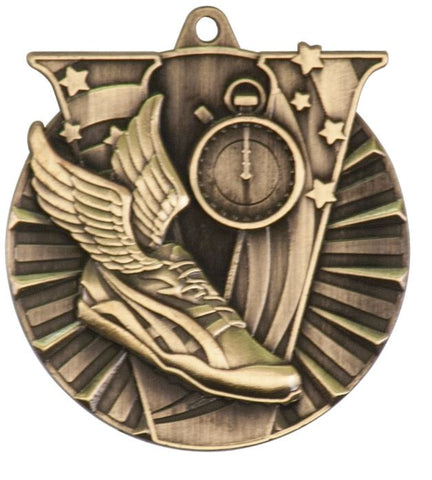 Track Runner Medals Award Trophy Team Sports W/FREE Lanyard FREE SHIPPING VM109 - Winter Park Products