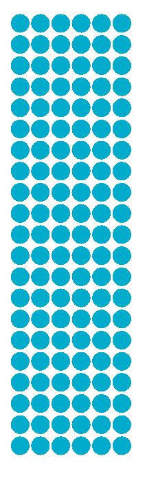 3/8" Light Blue Round Vinyl Color Code Inventory Label Dot Stickers - Winter Park Products