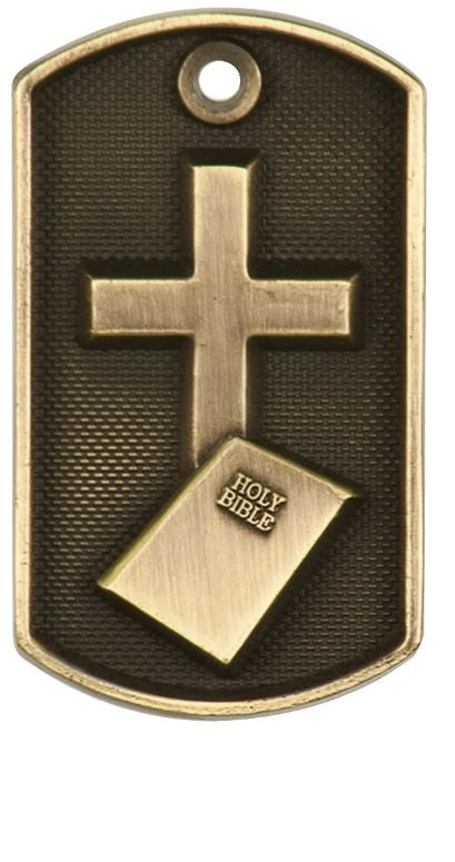 Religious Holy Bible Dog Tag Award Trophy  W/Free Bead Chain FREE SHIPPING DT210 - Winter Park Products