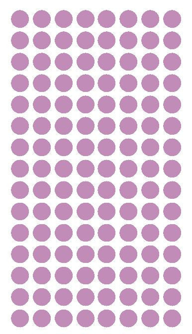 1/4" LILAC Round Color Coding Inventory Label Dots Stickers - Winter Park Products
