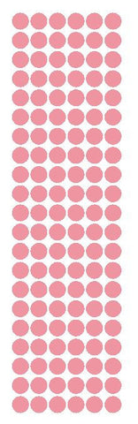 3/8" Pink Round Vinyl Color Code Inventory Label Dot Stickers - Winter Park Products