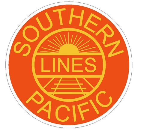 Southern Pacific Lines Railroad Sticker R30 - Winter Park Products