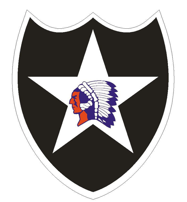 2nd Infantry Sticker R430 - Winter Park Products