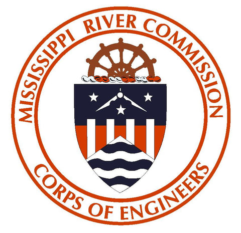 Mississippi River Commission Sticker R394 - Winter Park Products