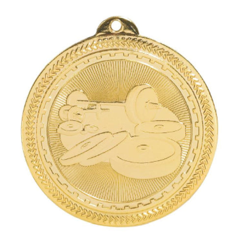 Weightlifting Medals Team Sport Award Trophy W/FREE Lanyard FREE SHIPPING BL221 - Winter Park Products